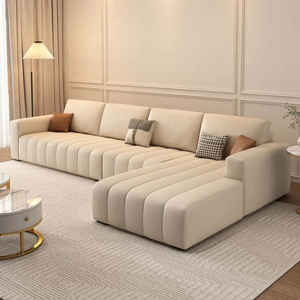 Ecksofa aus Stoff - Minimalistisches und bequemes modulares Design